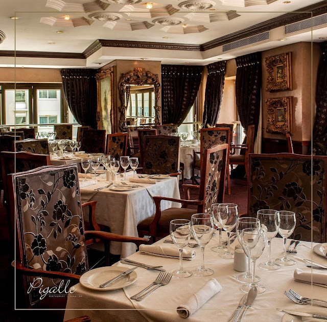 Pigalle Sandton reopening Halaal-certified fine dining Johannesburg Pigalle by Villamoura dining experience Mediterranean and seafood cuisine Pigalle Shisha lounge Sandton Pigalle